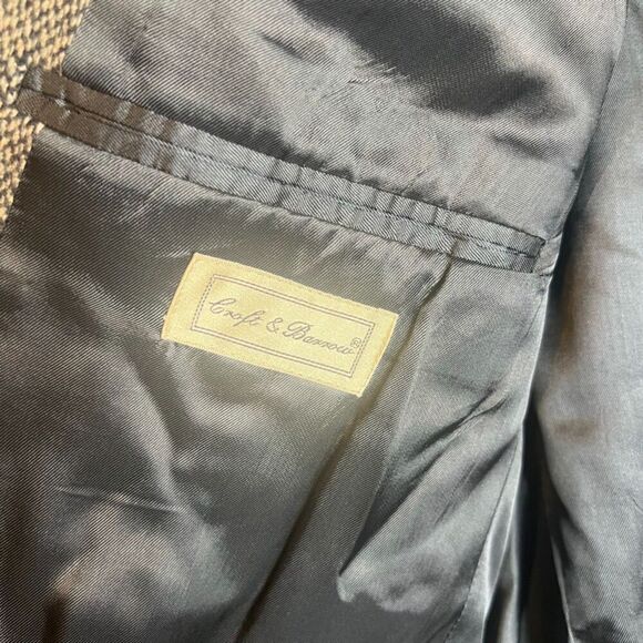 Croft & Barrow Tweed Wool Blend Single Breasted Blazer Jacket Size 44L - Picture 12 of 12